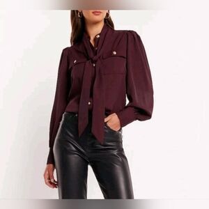 EXPRESS Novelty Portofino Top Blouse